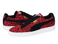 Pantofi sport Puma Suede ANML, haute red-black, 37