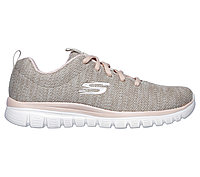 Pantofi sport dama, Skechers, bej
