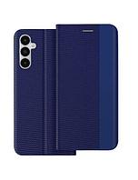 Husa Flip Sense, pentru Samsung A22 5G, Magnetic, Shell, Eco-Leather, Dark BLUE