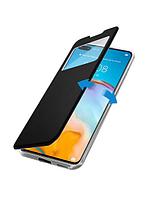 Husa Flip View, pentru Nokia 6, Magnet, cu geam notificari, Eco-Leather, BLACK