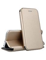 Husa FlipBook pentru Nokia G21, Magnetic Shell, Eco-Leather, GOLD