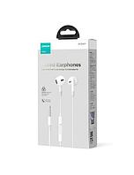 Joyroom (JR-EW01) Casti cu Fir, In Ear, 3.5mm, 1.2m, Mic & Volume Key, HiFI, WHITE