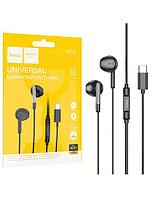 Hoco (M123) Casti cu Fir, In Ear, USB-C, 1.2m, Mic & Volume Key, HiFI, BLACK
