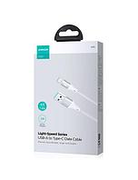Joyroom (A25-AC3) Cablu Date si Incarcare, USB-A la USB-C, 3A, Braided, 1.2m, WHITE