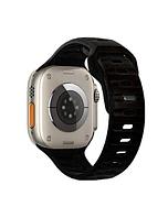Gear4 Curea pentru iWatch, G-Shaped, Silicon (38/40/41mm) Black