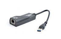Adaptor USB 3.0 LAN Gigabit RJ-45 negru
