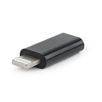 Adaptor Gembird USB-C la Iphone Apple Lightning 8PIN (tata) negru