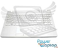 Tastatura HP Alba Samsung NP270E5G cu Palmrest alb si TouchPad, Samsung NP275E5W cu Palmrest alb si TouchPad
