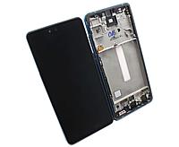 Display Samsung Galaxy A52 2021 A525 4G Display Service Pack cu Rama Albastra
