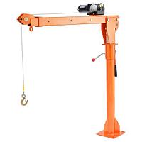 Macara cu troliu electric pentru camionete, Capacitate 500 kg, Control pivotant 360°, Brat telescopic