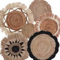 Set Sase Boluri cu Iarba de Mare - Abu-Abu