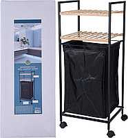 Raft de Baie cu Cos pentru Rufe, Design Compact si Mobil
