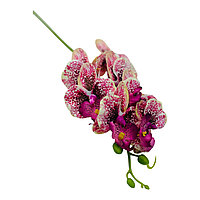 Orhidee Artificiala deosebita, 7 flori si 3 boboci, 61cm, calitate superioara, galben+mov