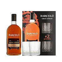 BARCELO Gran Anejo Rom cu 2 Pahare 0.7l 37,5% vol. alc.