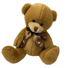 Ursulet pentru lumanare maro brun tip lumanare botez 15 cm - foto 1 - id-p102738038