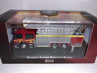 Macheta masina pompieri Scania aerial rescue pump 1/72