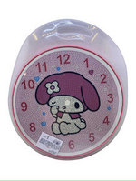 Ceas electronic de perete cu strasuri - Hello Kitty