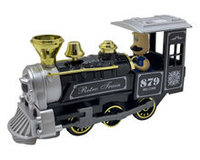 Locomotiva din metal tren clasic cu sunete si lumini, deschide usile 15cm