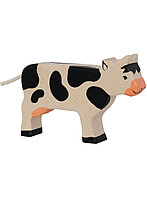 Goki Cow, Standing, Black (80003)