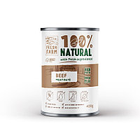Hrana umeda caini, Fresh Farm Smooth Pate Vita 6 x 400 G