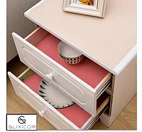Covoras pentru Protectie Rafturi Frigider sau Sertare din PVC Antiderapant 45 x 30 cm Roz G Glixicom