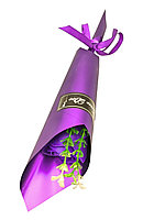 Buchet deosebit cu trandafir de sapun, Forever Love, 33cm