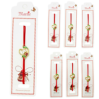 Bratara Martisor, Ghiocel Norocos, snur rosu elastic, model 2025