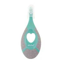 Periuta de dinti Akuku pentru bebelusi si copii mint/grey 0-2 ani