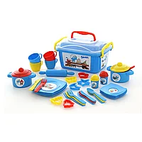 Set de gatit Strumpfii , Polesie®, multicolor, 40 piese
