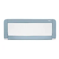 Bariera protectie pat copii, 100 cm, albastru-gri, REER