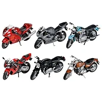 Motociclete jucarie, Die-Cast, 15 x 6.5 cm, 3 ani+, Goki HONDA