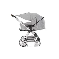 Parasolar carucior bebelusi, protectie solara UPF50+, Gri, Reer