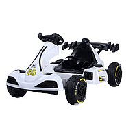 Masinuta Electrica Flippy, Tip Kart, cu Telecomanda, Dimensiune Reglabila, 2 Viteze, Sistem de Lumini si