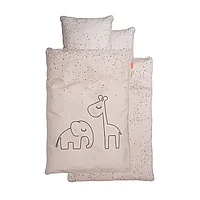 Lenjerie de par Done by Deer roz din bumbac organic