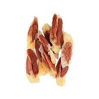 RECOMPENSE PENTRU CAINI FLAMINGO SNACK HAPKI URECHI DE IEPURE INVELITE IN RATA 85G