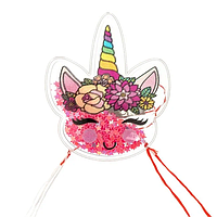 Martisor cu Unicorn si Confetti