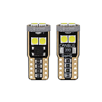 Set 2 becuri auto LED pozitie si interior T10 6 LED-uri CanBus Plug-and-Play fara eroare LaptopStrong®
