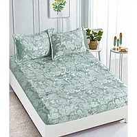 Husa de pat cocolino cu elastic + 2 fete de perne pentru pat dublu -JO933