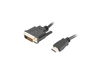 Cablu Lanberg HDMI(M)-DVI-D(M) DUAL LINK 1.8 M negru