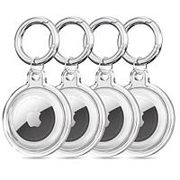 Pachet huse Airtag Tech-Protect Icon transparent 4 buc