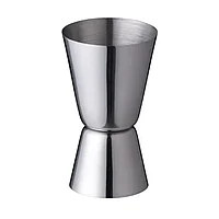 Pahar de masurare metalic pentru bauturi alcoolice, cocktail, ideal