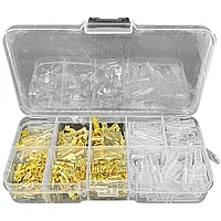 Set 210 bucati, papuci electric si izolatii, dimensiuni 2,8 / 4,8 /