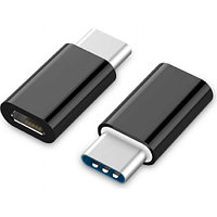 Adaptor Micro USB-B2.0 la USB-C M-T negru - Gembird
