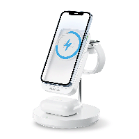 Stație de încărcare fără fir 4 în 1 cu Power Bank
