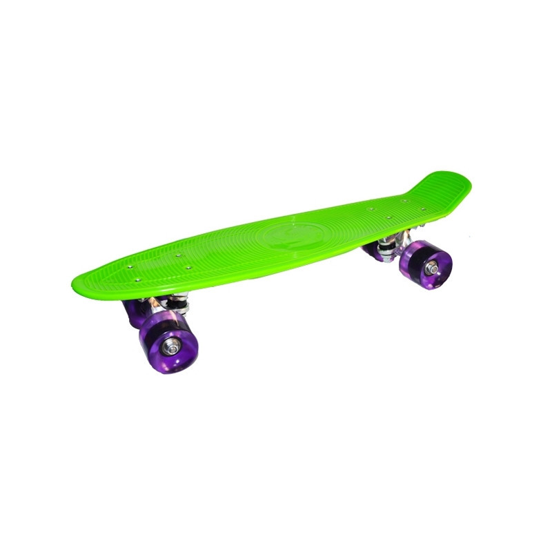 Jucării / Cadou copii, Placă skateboard, roți silicon, +10 ani, Verde - foto 1 - id-p90885073