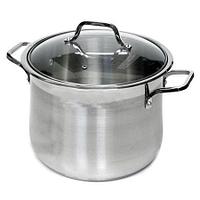 Oala Din Inox Bohmann, Otel Inoxidabil, Capacitate 13l, 7 Straturi, Baza Incapsulata, Margini Curbate, Capac