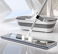 Set mop plat MSX-46 cu găleată pliabilă