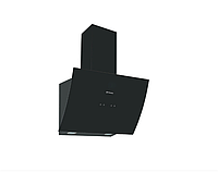 Hota decorativa Pyramis ATD60650B Turbo Black Glass, 596mc h, 1 motor 60cm, Sticla neagra curbata si metal
