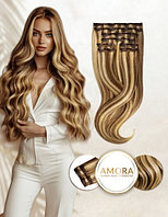 Balayage Golden Pecan - Extensii Suvitate Clip On Amora