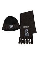 Set Caciula si Fular Wednesday 2200010288 Unica, Negru